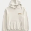 Boxy Yellowstone Graphic Hoodie Boxy Yellowstone Graphic Hoodie
