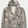 Boxy Zip-Up Camo Hoodie