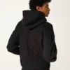 Boxy Zip-Up Good Luck Graphic Hoodie