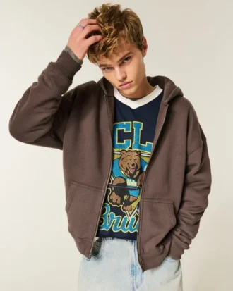 Boxy Zip-Up Hoodie Boxy Zip-Up Hoodie