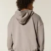 Boxy Zip-Up Hoodie