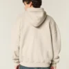 Boxy Zip-Up Hoodie