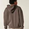 Boxy Zip-Up Hoodie