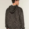 Boxy Zip-Up Leopard Print Hoodie