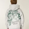 Boxy Zip-Up Michigan State University Spartans Graphic Hoodie