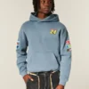 Boxy Zip-Up NASCAR Jeff Gordon Graphic Hoodie