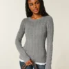 Cable-Knit Icon Crew Sweater