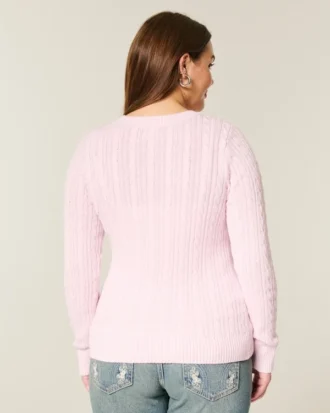 Cable-Knit Icon Crew Sweater