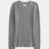 Cable-Knit Icon Crew Sweater