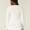 Cable-Knit Icon V-Neck Sweater