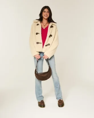 Cable-Knit V-Neck Icon Sweater