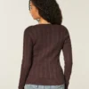 Cable-Knit V-Neck Icon Sweater