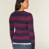 Cable-Knit V-Neck Icon Sweater