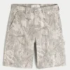 Camo Baggy Denim Shorts
