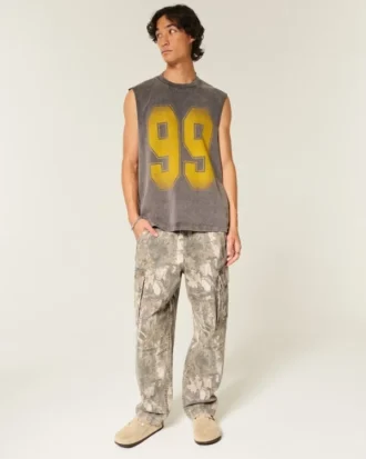 Camo Skater Baggy Cargo Pants