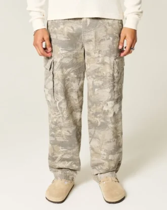 Camo Skater Baggy Cargo Pants