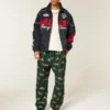 Car Graphic Flannel Pajama Pants