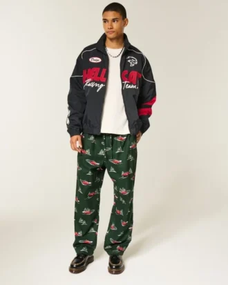 Car Graphic Flannel Pajama Pants