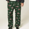 Car Graphic Flannel Pajama Pants
