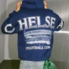 Chelsea Football Club Graphic Zip-Up Hoodie