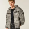 Chevrolet Graphic Camo Skater Jacket Chevrolet Graphic Camo Skater Jacket
