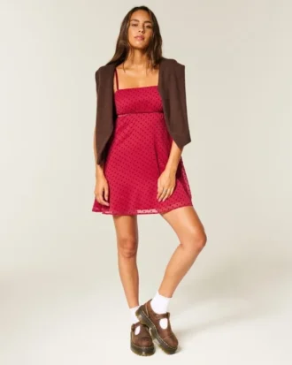 Chiffon Babydoll Mini Dress