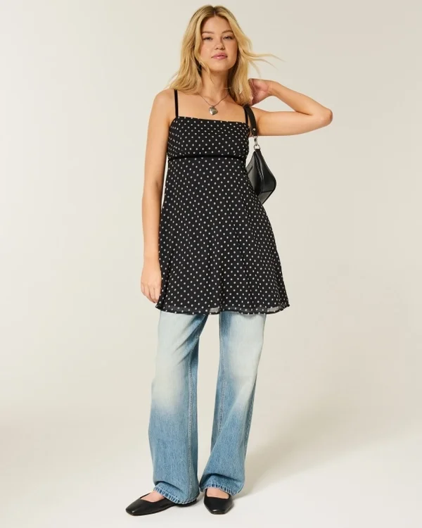 Chiffon Babydoll Mini Dress Chiffon Babydoll Mini Dress