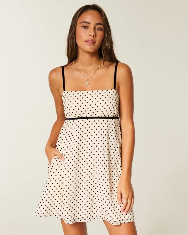 Chiffon Babydoll Mini Dress Chiffon Babydoll Mini Dress