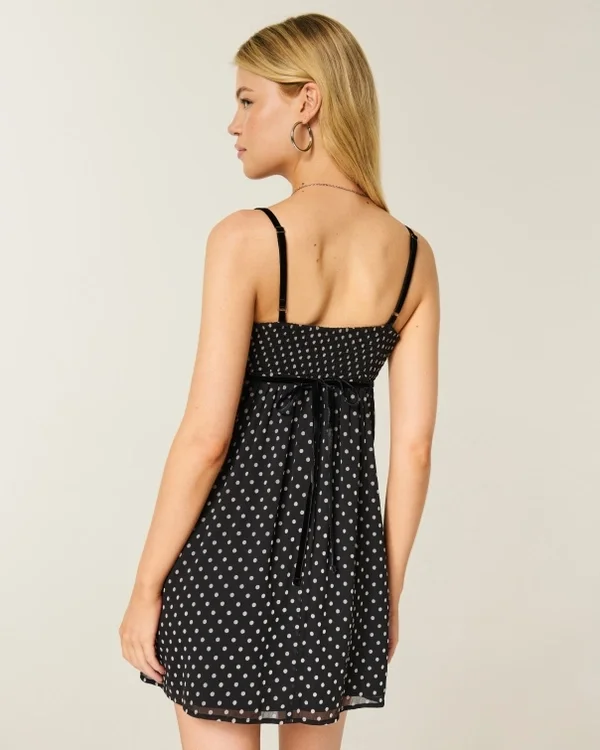 Chiffon Babydoll Mini Dress Chiffon Babydoll Mini Dress