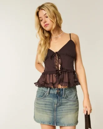 Chiffon Ruffle Cami
