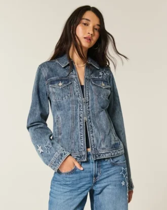 Class of ’26 Graphic Denim Jacket