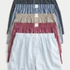 Cotton Boxer Shorts 5-Pack
