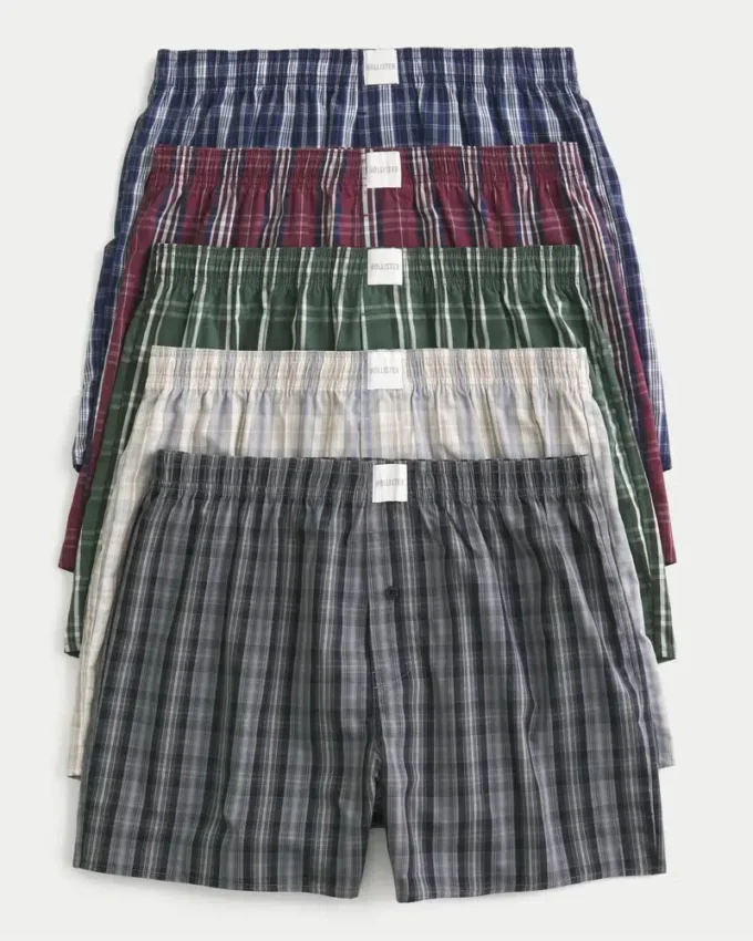 Cotton Boxer Shorts 5-Pack
