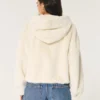Cozy Faux Fur Zip-Up Hoodie