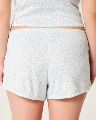 Cozy Pointelle Bow Shortie