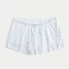 Cozy Pointelle Bow Shortie
