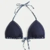 Crochet-Style Triangle Bikini Top
