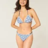 Crochet-Style Trim Double-Strap Cheeky Bikini Bottom