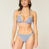 Crochet-Style Trim Double-Strap Cheeky Bikini Bottom