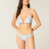 Crochet-Style Trim Double-Strap Cheeky Bikini Bottom