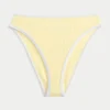 Curvy High-Leg High-Waist Ribbed Cheeky Bikini Bottom