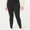 Curvy High-Rise Black Jean Leggings