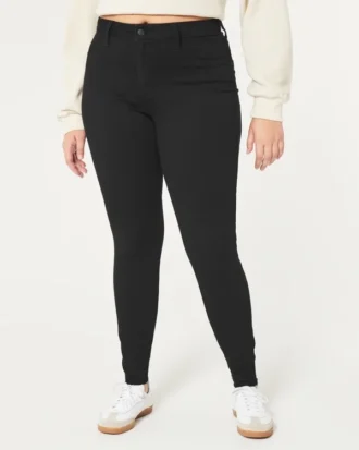 Curvy High-Rise Black Jean Leggings Curvy High-Rise Black Jean Leggings