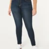 Curvy High-Rise Dark Wash Jean Leggings