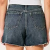 Curvy High-Rise Dark Wash Relaxed Denim Shorts 5″ Curvy High-Rise Dark Wash Relaxed Denim Shorts 5″