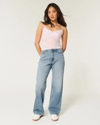 Curvy High-Rise Medium Wash Baggy Jeans Curvy High-Rise Medium Wash Baggy Jeans