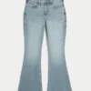 Curvy High-Rise Medium Wash Flare Jeans Curvy High-Rise Medium Wash Flare Jeans
