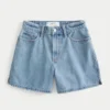 Curvy High-Rise Medium Wash Relaxed Denim Shorts 5″ Curvy High-Rise Medium Wash Relaxed Denim Shorts 5″
