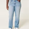 Curvy High-Rise Medium Wash Straight Jeans Curvy High-Rise Medium Wash Straight Jeans