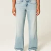 Curvy Low-Rise Light Wash Baggy Jeans Curvy Low-Rise Light Wash Baggy Jeans